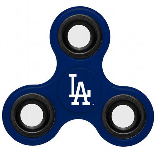 MLB Los Angeles Dodgers 3 Way Fidget Spinner F35 - Royal - Click Image to Close